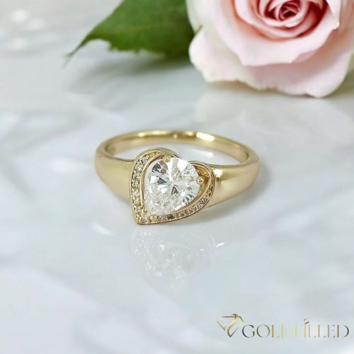 Anello GOLDFILLED antiallergico, diverse misure colore 14K