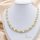 Collana GOLDFILLED antiallergica 50 cm/8 mm colore 14K  multicolore