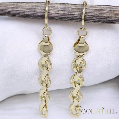 Orecchini GOLDFILLED antiallergici 50mm colore 14K
