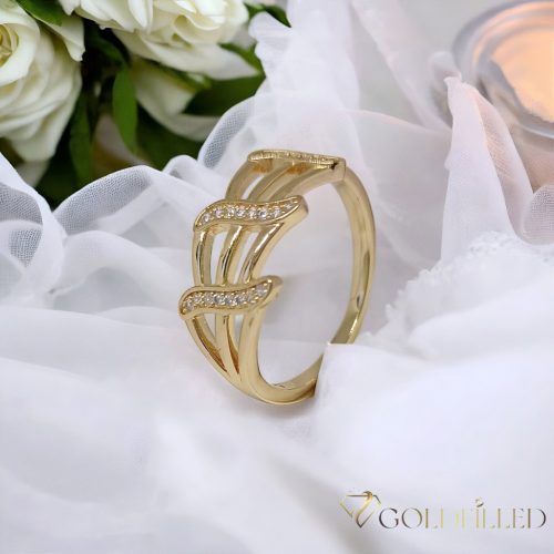Anello GOLDFILLED antiallergico, diverse misure colore 18K