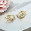 Orecchino GOLDFILLED antiallergico 16mm colore 18K