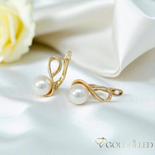 Orecchino GOLDFILLED antiallergico 17mm colore 18K