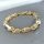 Bracciale GOLDFILLED antiallergico 22cm /8-10mm colore multicolore 14K