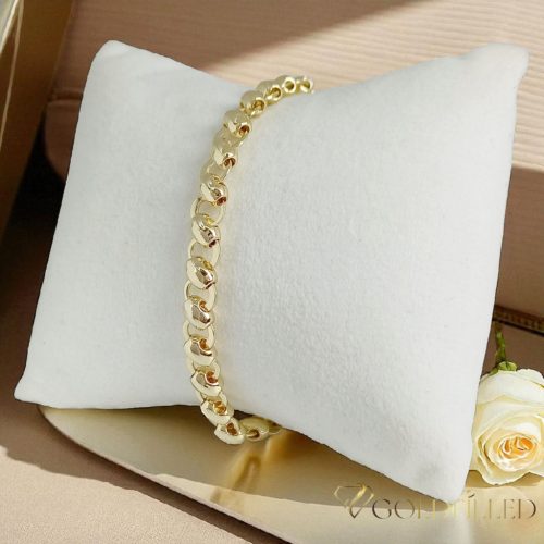 Bracciale GOLDFILLED antiallergico 19cm/7mm colore 14K