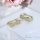 Orecchino GOLDFILLED antiallergico 18mm colore 18K