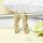 Orecchini GOLDFILLED antiallergici 30mm colore 14K