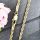 Collana GOLDFILLED antiallergica 50cm lunga e 3mm larga colore 14K