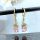 Orecchini GOLDFILLED antiallergici 34mm colore 14K