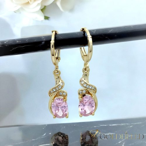 Orecchini GOLDFILLED antiallergici 34mm colore 14K