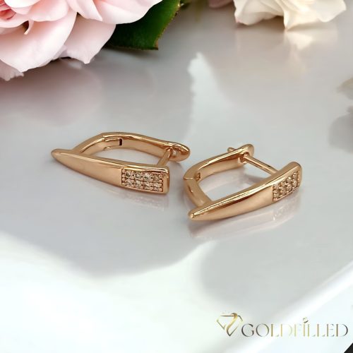 Orecchino GOLDFILLED antiallergico 17mm colore 18K