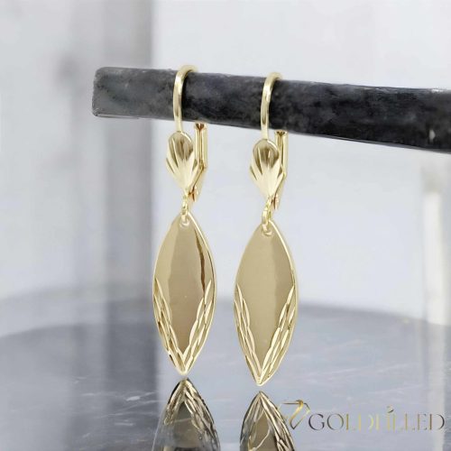 Orecchini GOLDFILLED antiallergici 42mm colore 14K