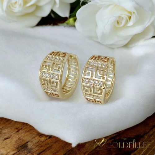 Orecchino GOLDFILLED antiallergico 20 mm colore 14K