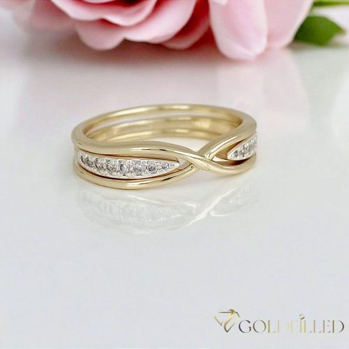 Anello GOLDFILLED antiallergico, diverse misure colore 14K