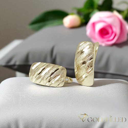 Orecchino GOLDFILLED antiallergico 22 mm colore 14K