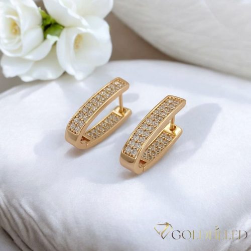 Orecchino GOLDFILLED antiallergico 20mm colore 18K