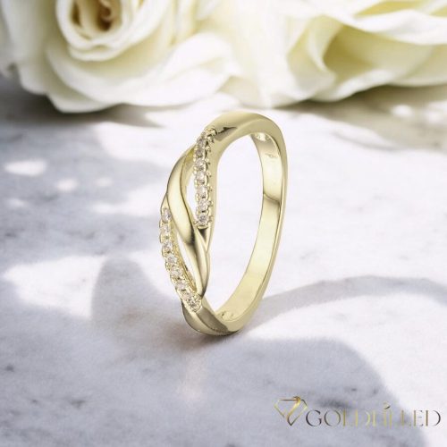 Anello GOLDFILLED antiallergico, diverse misure colore 14K
