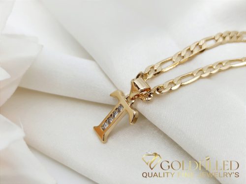 Collana GOLDFILLED antiallergica 45cm + Bracciale 19cm colore 14K