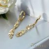 Orecchini GOLDFILLED antiallergici 38mm colore 14K