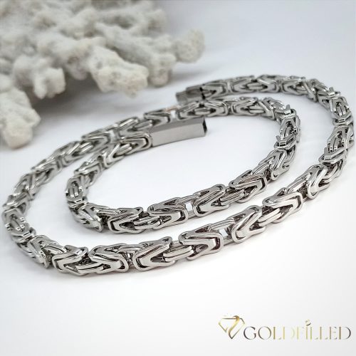 GOLDFILLED collana in acciaio inox 60cm/7mm	