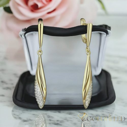 Orecchini GOLDFILLED antiallergici 54mm colore 14K