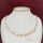 Collana GOLDFILLED antiallergica 50cm/7mm + Bracciale 17cm colore 14K Multicolor 
