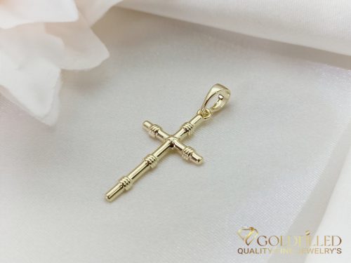 Pendente GOLDFILLED antiallergico 32mm colore 14K
