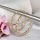 Orecchini GOLDFILLED antiallergici a cerchio 40mm colore 18K