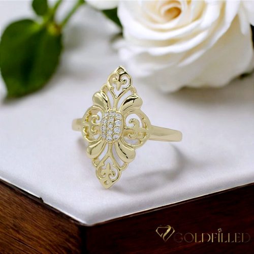 Anello GOLDFILLED antiallergico, diverse misure colore 14K