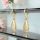 Orecchini GOLDFILLED antiallergici 32mm colore 14K
