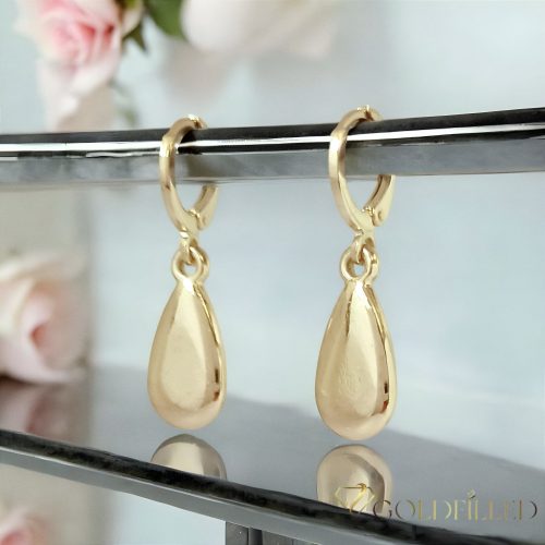 Orecchini GOLDFILLED antiallergici 32mm colore 14K