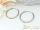 Orecchini GOLDFILLED antiallergici 25mm colore 18K