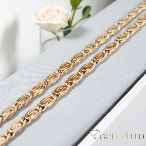 Collana GOLDFILLED antiallergica 45cm/4mm colore 18K