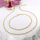 Collana GOLDFILLED antiallergica 50cm/3,2mm + Bracciale 19cm  colore 14K