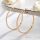 Orecchini GOLDFILLED antiallergici a cerchio 40mm colore 18K