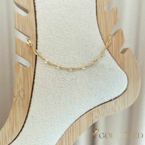 Cavigliera GOLDFILLED 29cm/3mm colore 14K