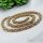 GOLDFILLED collana in acciaio inox 70cm/7mm	