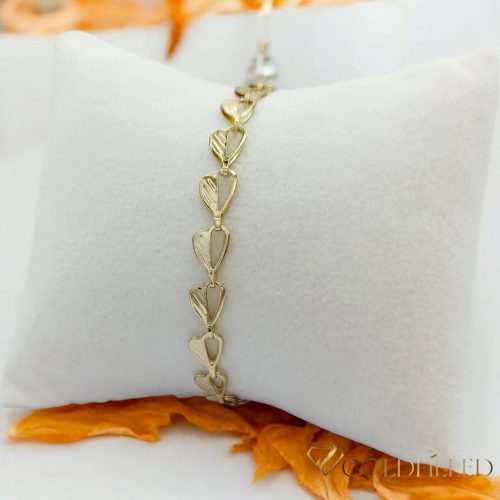 Bracciale GOLDFILLED antiallergico 19cm/6mm colore 14K