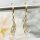 Orecchini GOLDFILLED antiallergici 34mm colore 14K