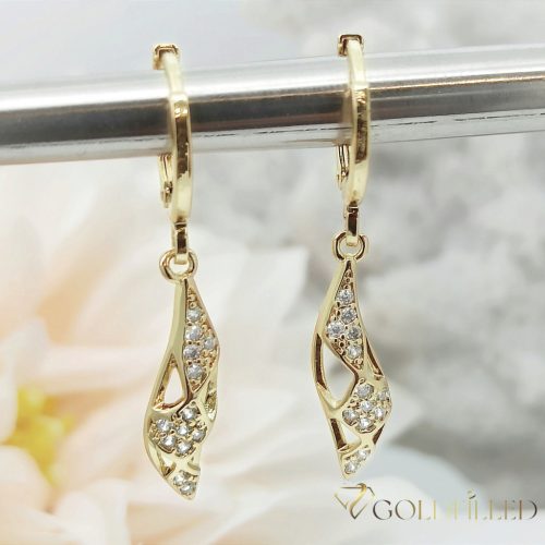 Orecchini GOLDFILLED antiallergici 34mm colore 14K