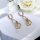 Orecchini GOLDFILLED antiallergici 38mm colore 18K