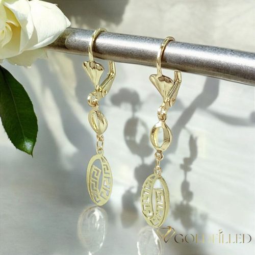 Orecchini GOLDFILLED antiallergici 46mm colore 14K