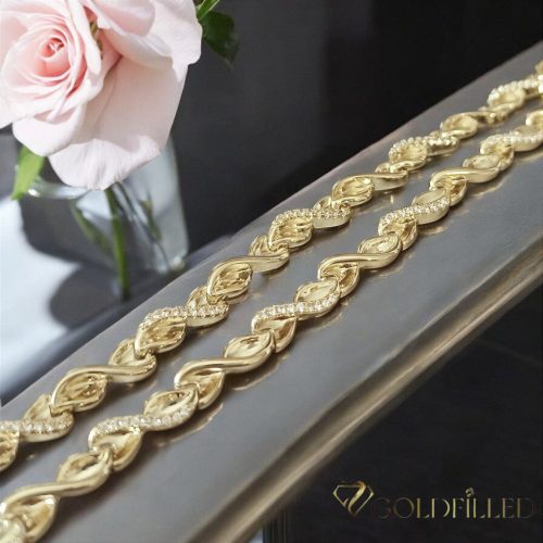 Bracciale GOLDFILLED antiallergico in diverse dimensioni colore 14K (5,5 mm)