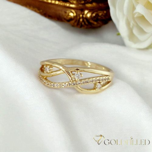 Anello GOLDFILLED antiallergico, diverse misure colore 14K