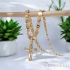 Collana GOLDFILLED antiallergica 45cm/4mm + Pendente colore 18K