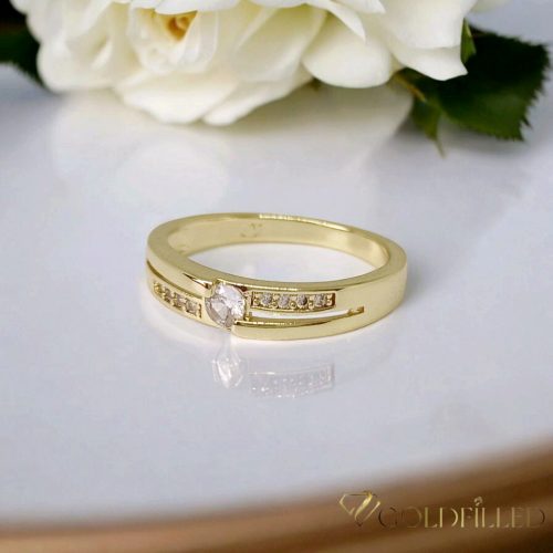 Anello GOLDFILLED antiallergico, diverse misure colore 14K
