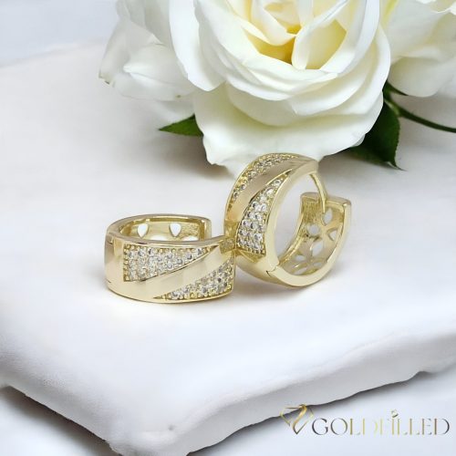 Orecchino GOLDFILLED antiallergico 17mm colore 18K