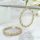 Orecchini GOLDFILLED antiallergici a cerchio 50mm colore 14K