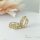 Orecchino GOLDFILLED antiallergico 14mm colore 18K Multicolor 