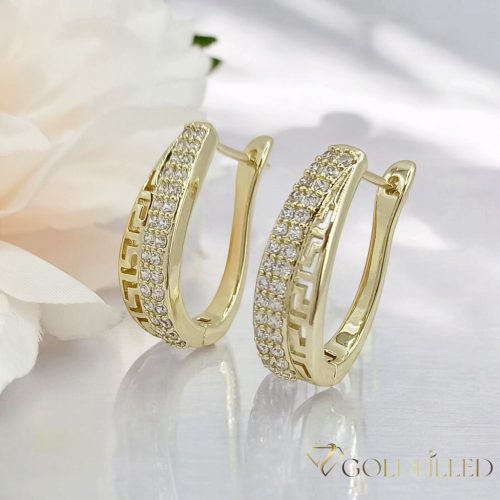 Orecchino GOLDFILLED antiallergico 25 mm colore 14K