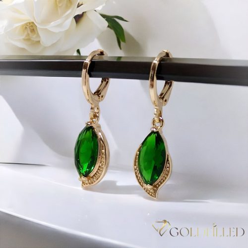 Orecchini GOLDFILLED antiallergici 32mm colore 18K